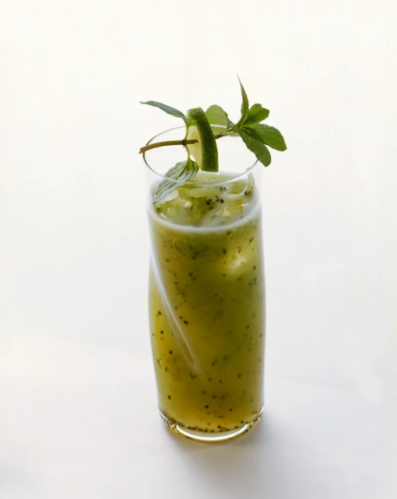 Le Concentré Détox "Coupe-Faim Vert" pomme, kiwi et mâche